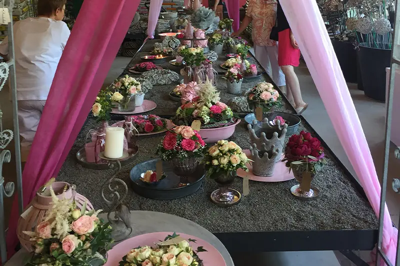 Rosenfest in der Halle
